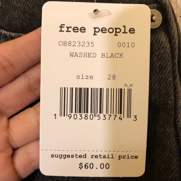 ☘️Sale☘️Free People Black Rugged A-line Skirt - Picture 4 of 6